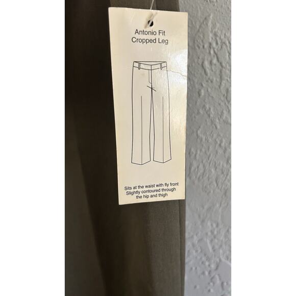 Antonio Melani Cropped NWT Trousers Wide Leg Size 10 Shabby Cottage Office Siren - Picture 4 of 4